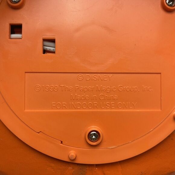 Winnie the Pooh Tigger Light Up Foam Jack O Lantern Pumpkin 1999 Disney Electric - Picture 3 of 3